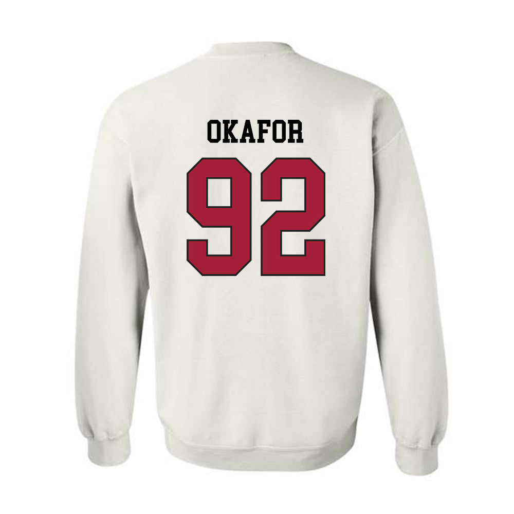 WSU - NCAA Football : Ike Okafor - Sports Shersey Crewneck Sweatshirt-1