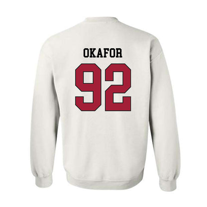 WSU - NCAA Football : Ike Okafor - Sports Shersey Crewneck Sweatshirt-1