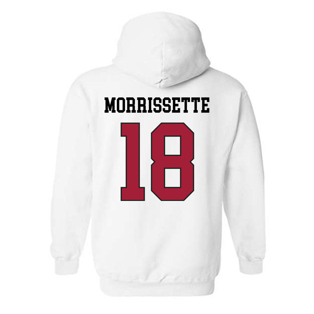 WSU - NCAA Football : Barry Morrissette - Sports Shersey Hooded Sweatshirt-1