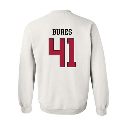 WSU - NCAA Football : Sean Bures - Sports Shersey Crewneck Sweatshirt-1