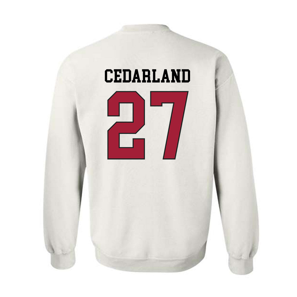 WSU - NCAA Football : Hudson Cedarland - Sports Shersey Crewneck Sweatshirt