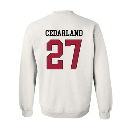 WSU - NCAA Football : Hudson Cedarland - Sports Shersey Crewneck Sweatshirt