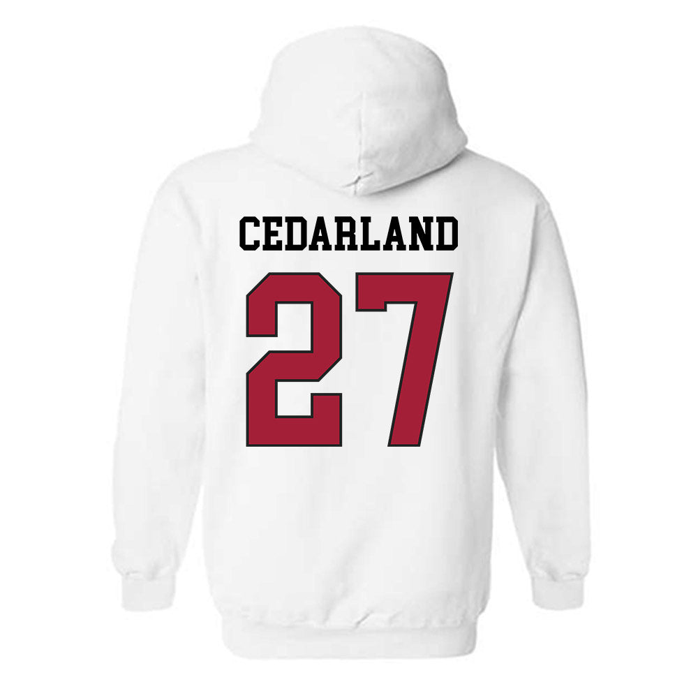 WSU - NCAA Football : Hudson Cedarland - Sports Shersey Hooded Sweatshirt