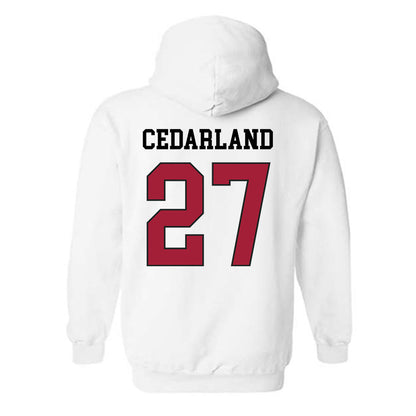 WSU - NCAA Football : Hudson Cedarland - Sports Shersey Hooded Sweatshirt