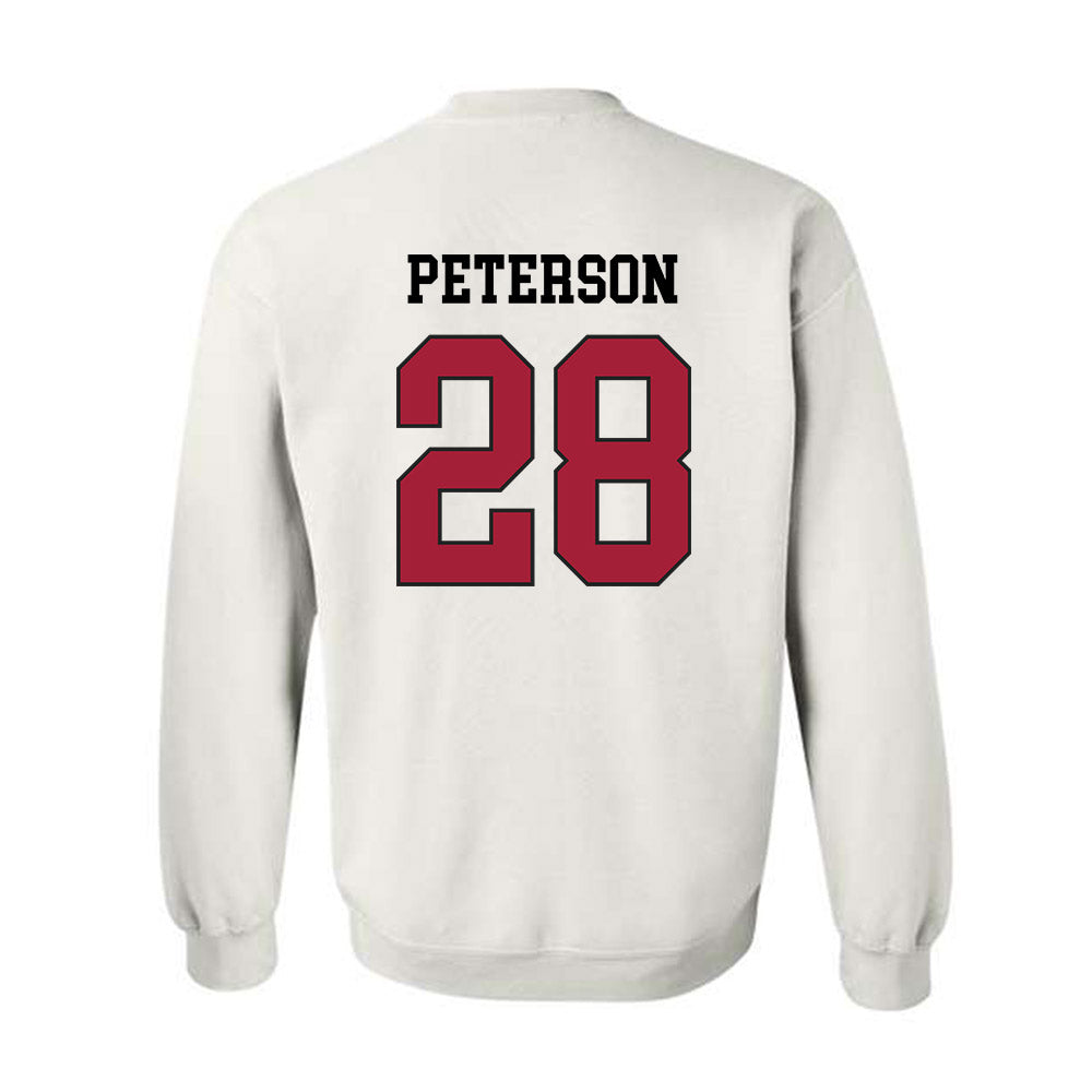WSU - NCAA Football : Kyle Peterson - Sports Shersey Crewneck Sweatshirt-1