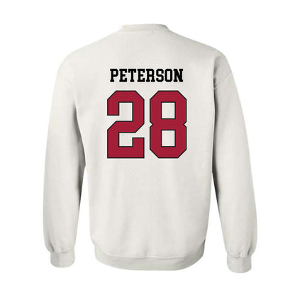 WSU - NCAA Football : Kyle Peterson - Sports Shersey Crewneck Sweatshirt-1