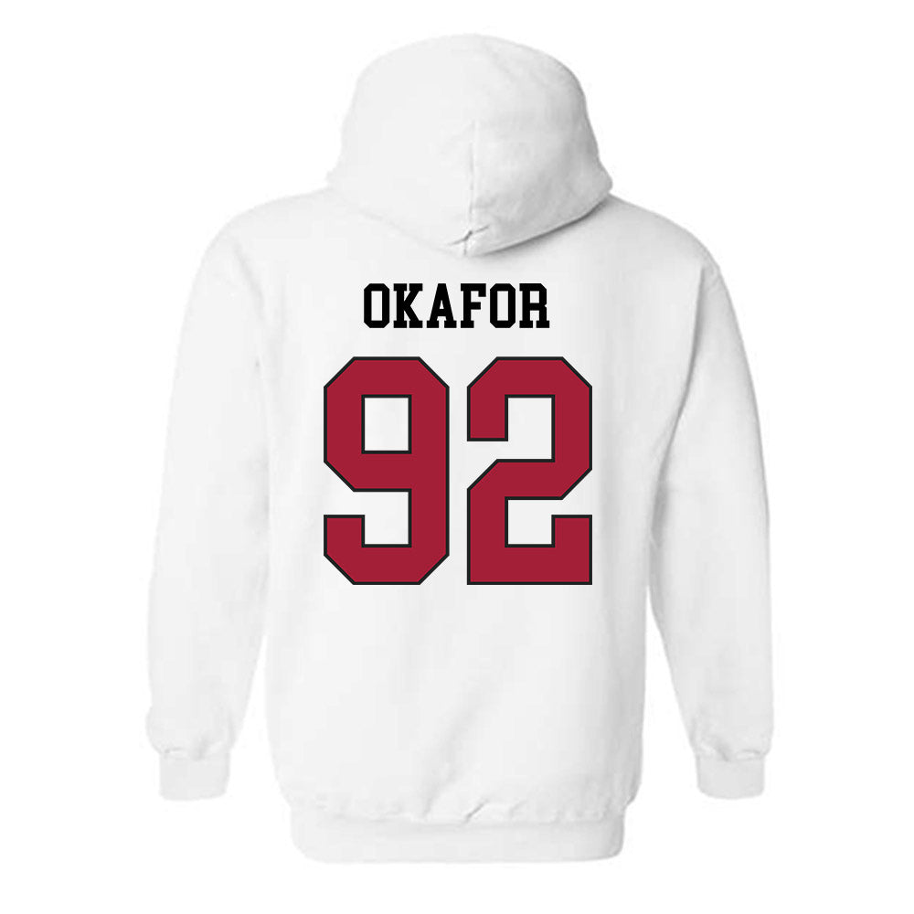WSU - NCAA Football : Ike Okafor - Sports Shersey Hooded Sweatshirt-1