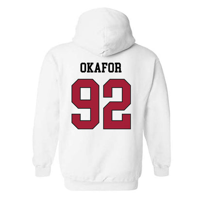 WSU - NCAA Football : Ike Okafor - Sports Shersey Hooded Sweatshirt-1