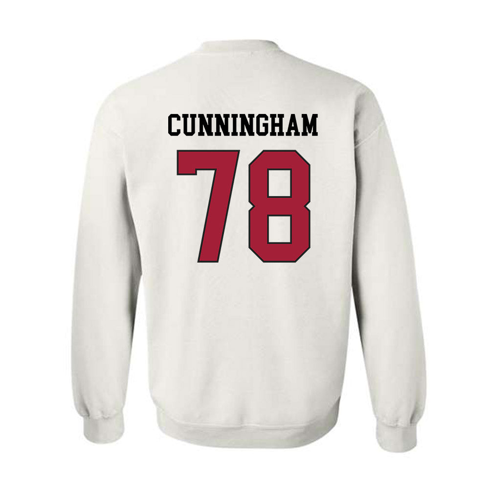 WSU - NCAA Football : Jorden Cunningham - Sports Shersey Crewneck Sweatshirt-1