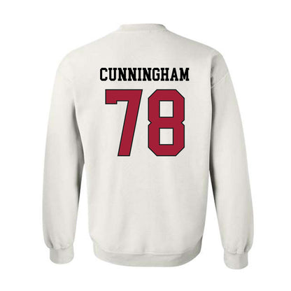 WSU - NCAA Football : Jorden Cunningham - Sports Shersey Crewneck Sweatshirt-1