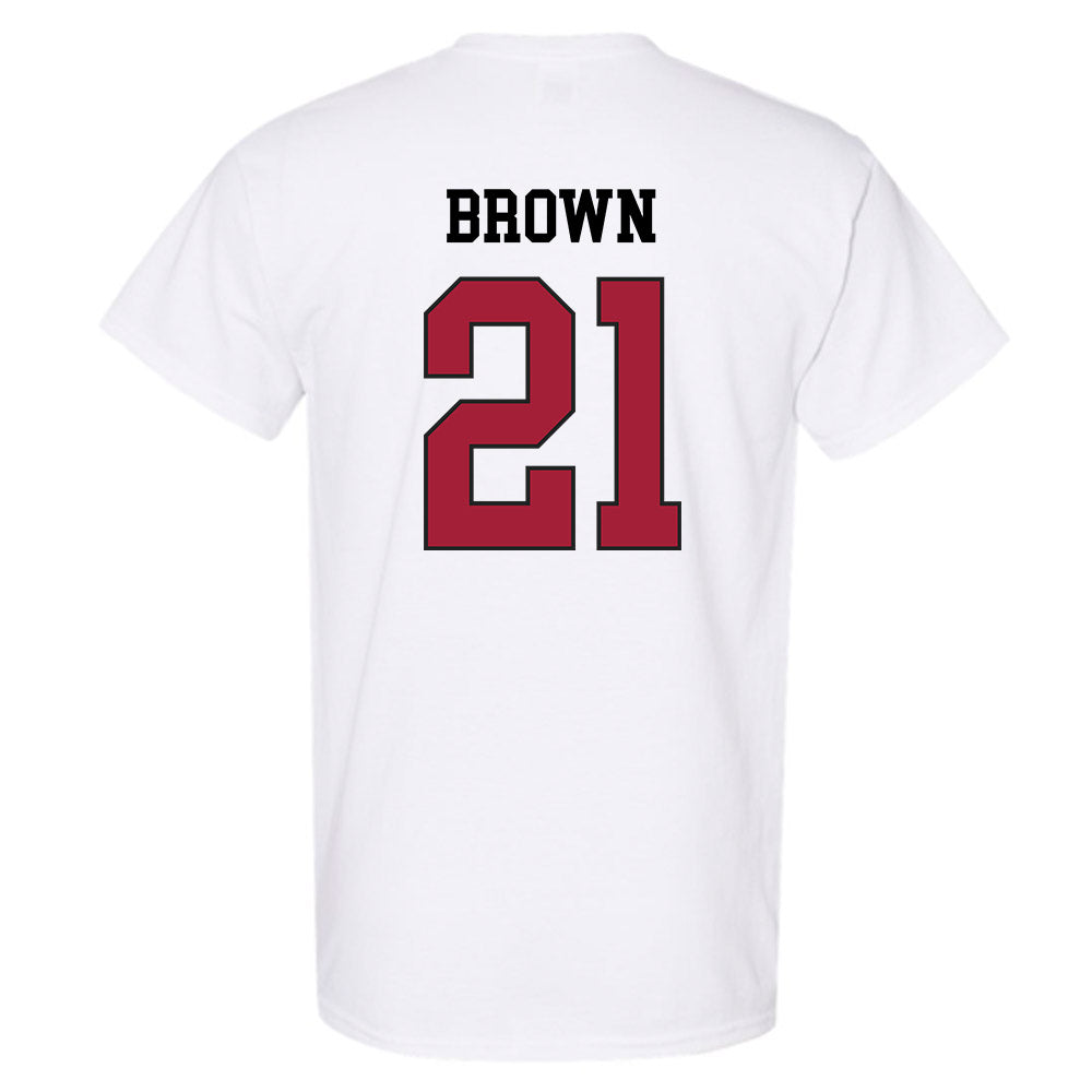 WSU - NCAA Football : Keith Brown - Sports Shersey T-Shirt-1