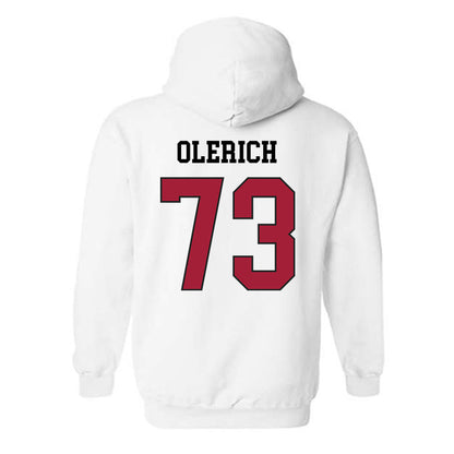 WSU - NCAA Football : AJ Olerich - Sports Shersey Hooded Sweatshirt-1