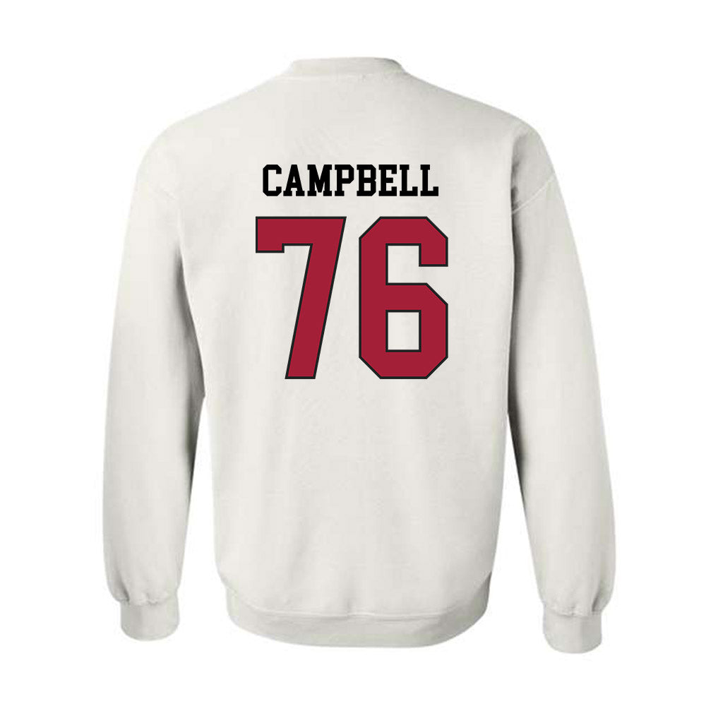 WSU - NCAA Football : Grayson Campbell - Sports Shersey Crewneck Sweatshirt-1