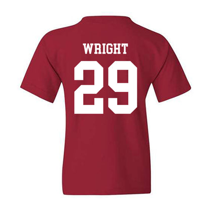 WSU - NCAA Football : Erimus Wright - Sports Shersey Youth T-Shirt-1