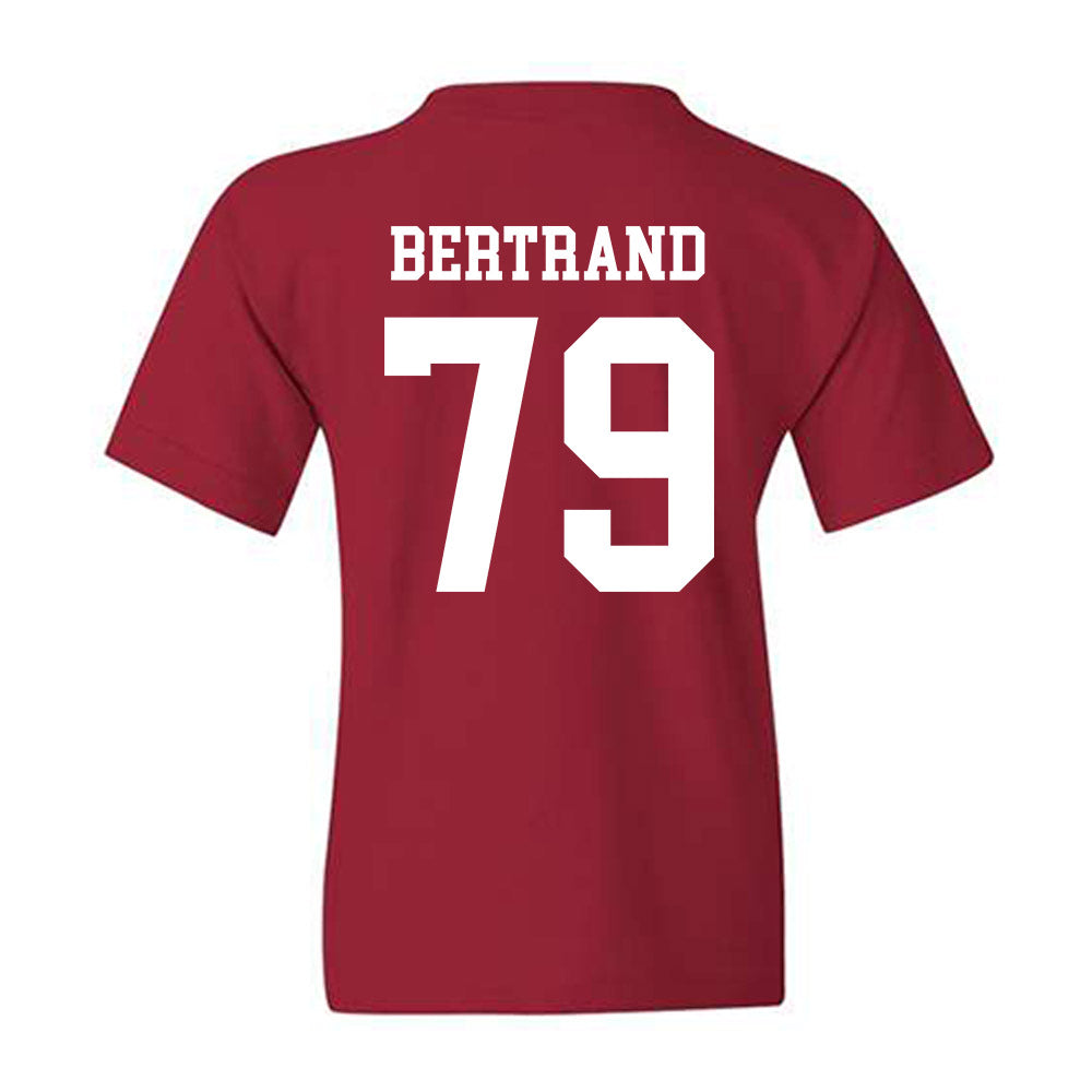 WSU - NCAA Football : Turner Bertrand - Sports Shersey Youth T-Shirt-1