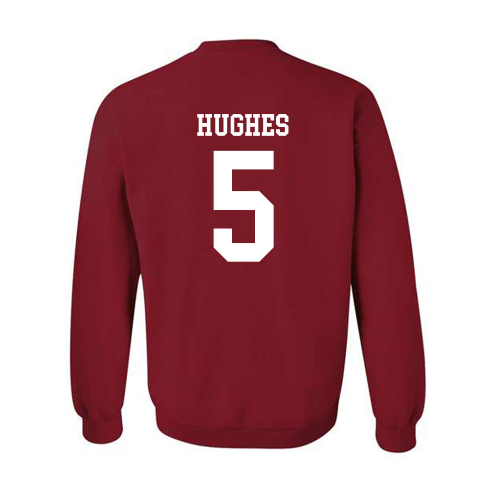 WSU - NCAA Football : Michael Hughes - Sports Shersey Crewneck Sweatshirt-1