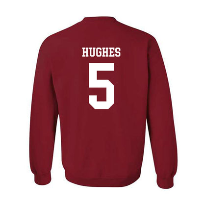 WSU - NCAA Football : Michael Hughes - Sports Shersey Crewneck Sweatshirt-1