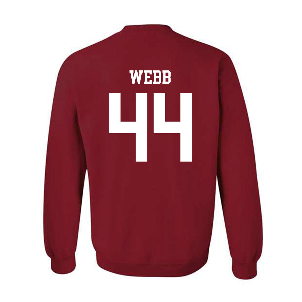 WSU - NCAA Football : Luke Webb - Sports Shersey Crewneck Sweatshirt-1