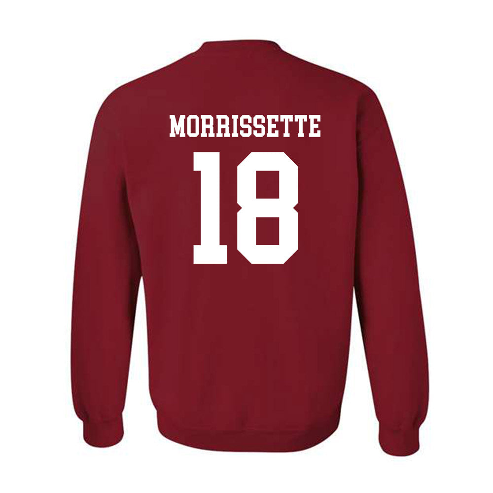 WSU - NCAA Football : Barry Morrissette - Sports Shersey Crewneck Sweatshirt-1