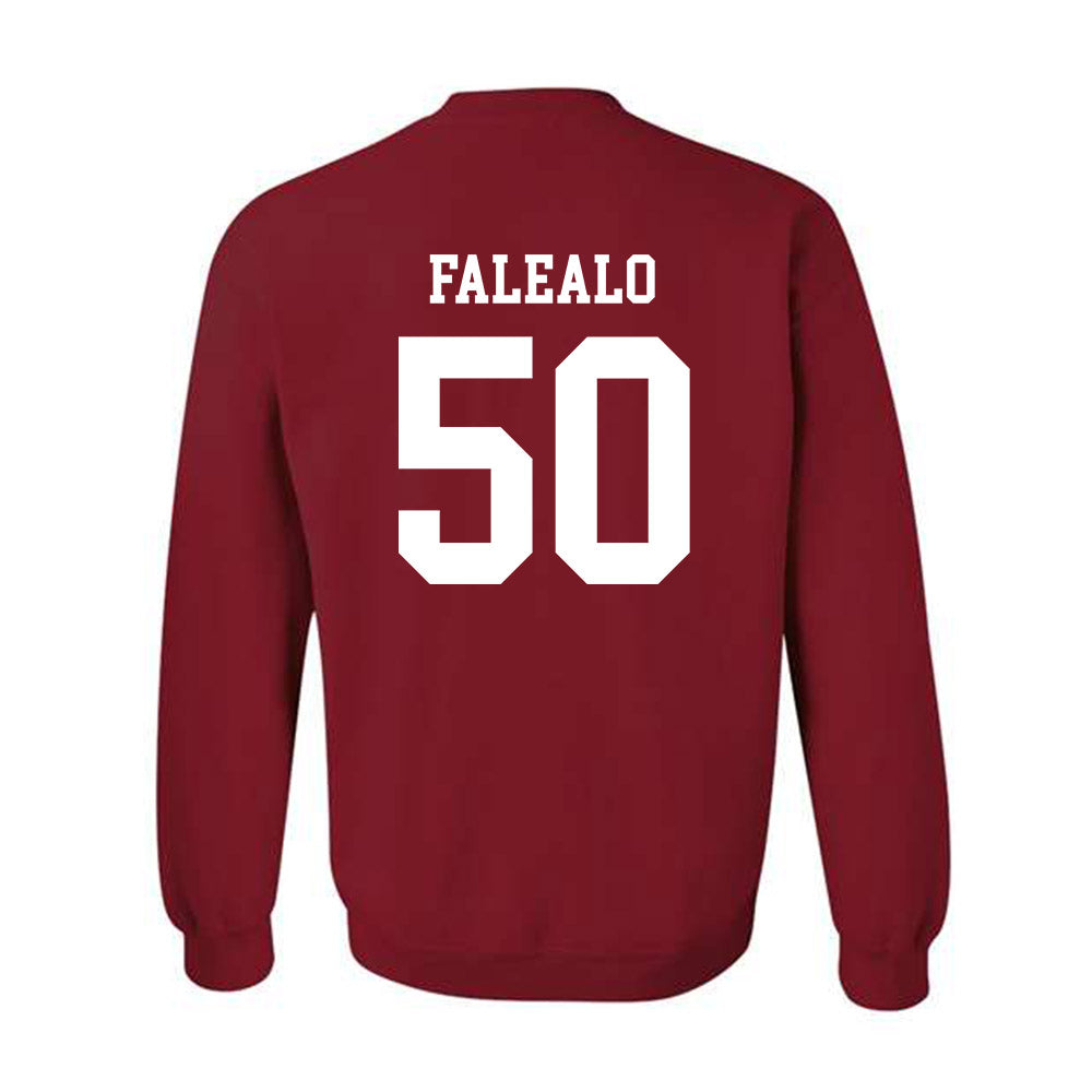 WSU - NCAA Football : Uilisone Falealo - Sports Shersey Crewneck Sweatshirt-1