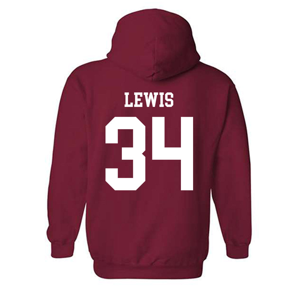 WSU - NCAA Football : Damarjhe Lewis - Sports Shersey Hooded Sweatshirt-1