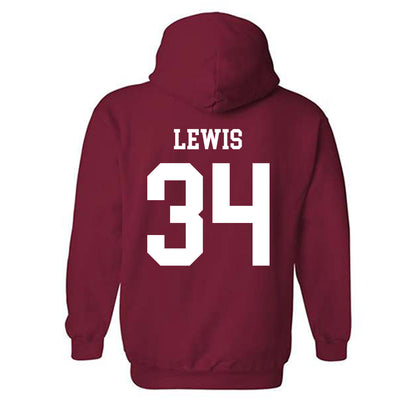 WSU - NCAA Football : Damarjhe Lewis - Sports Shersey Hooded Sweatshirt-1