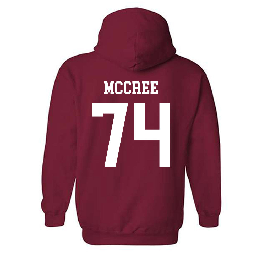 WSU - NCAA Football : Maximus McCree - Sports Shersey Hooded Sweatshirt-1
