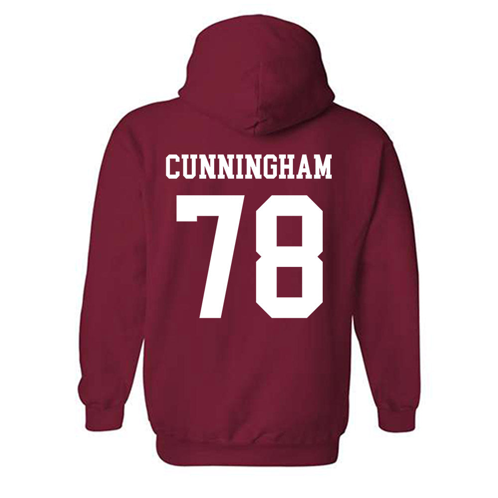 WSU - NCAA Football : Jorden Cunningham - Sports Shersey Hooded Sweatshirt-1