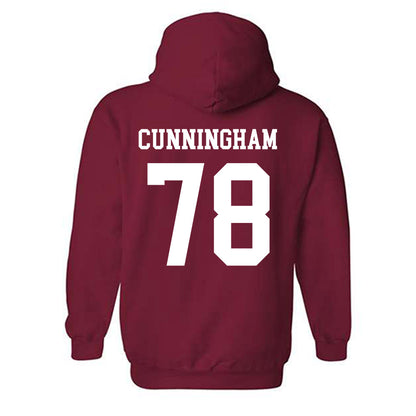 WSU - NCAA Football : Jorden Cunningham - Sports Shersey Hooded Sweatshirt-1