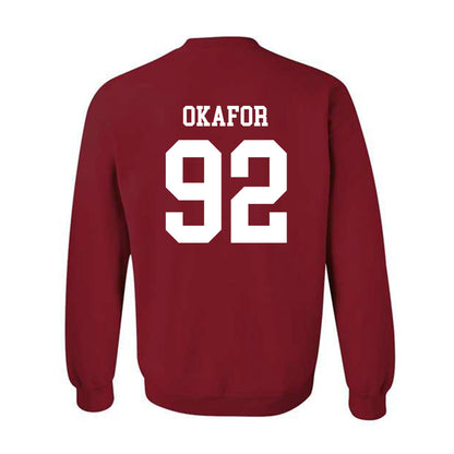 WSU - NCAA Football : Ike Okafor - Sports Shersey Crewneck Sweatshirt-1