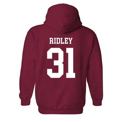 WSU - NCAA Football : Trey Ridley - Sports Shersey Hooded Sweatshirt-1