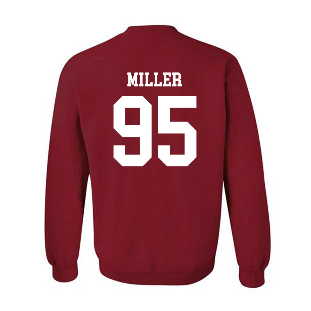 WSU - NCAA Football : Balaam Miller - Sports Shersey Crewneck Sweatshirt-1