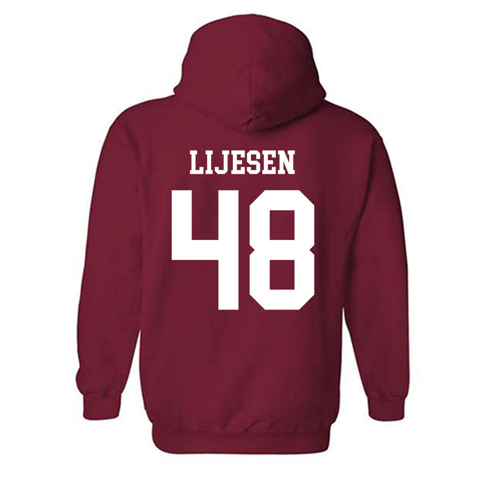 WSU - NCAA Football : Joshua Lijesen - Sports Shersey Hooded Sweatshirt-1