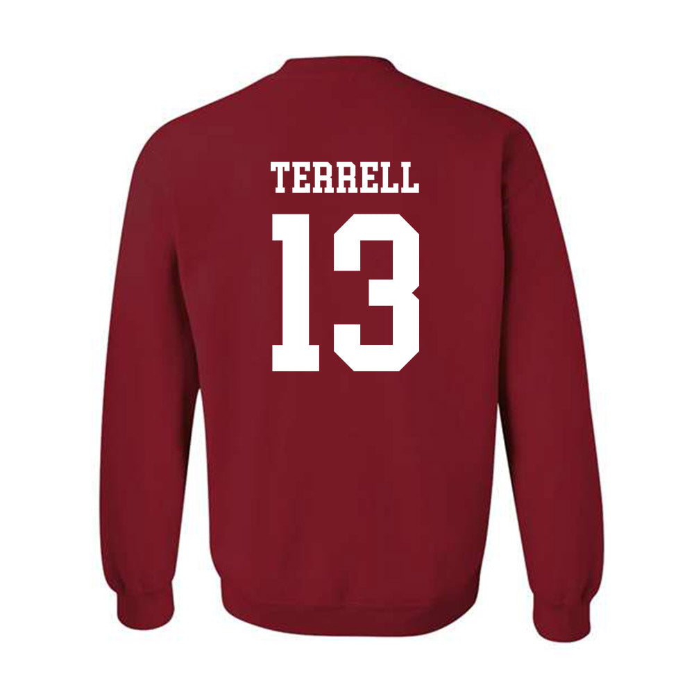 WSU - NCAA Football : Khamari Terrell - Sports Shersey Crewneck Sweatshirt-1