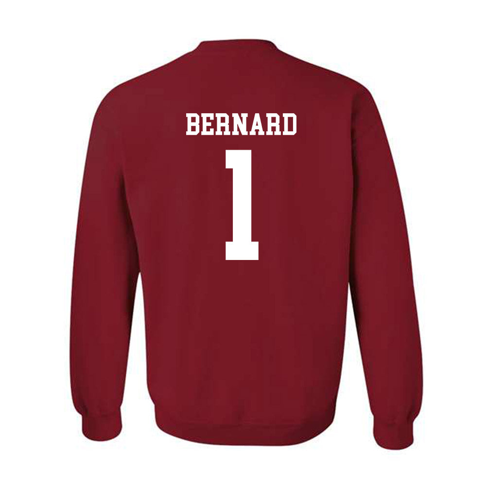 WSU - NCAA Football : Jeremiah Bernard - Sports Shersey Crewneck Sweatshirt-1
