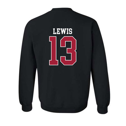 WSU - NCAA Baseball : Nick Lewis - Sports Shersey Crewneck Sweatshirt-1