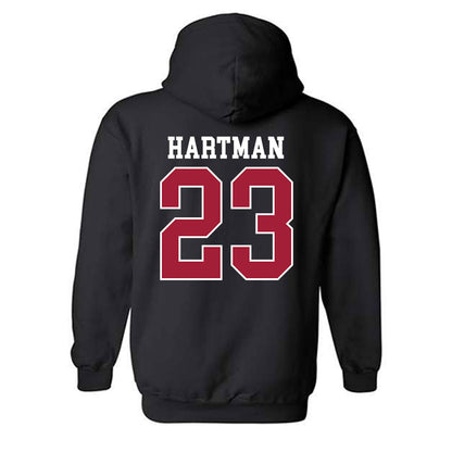 WSU - NCAA Baseball : Max Hartman - Sports Shersey Hooded Sweatshirt-1