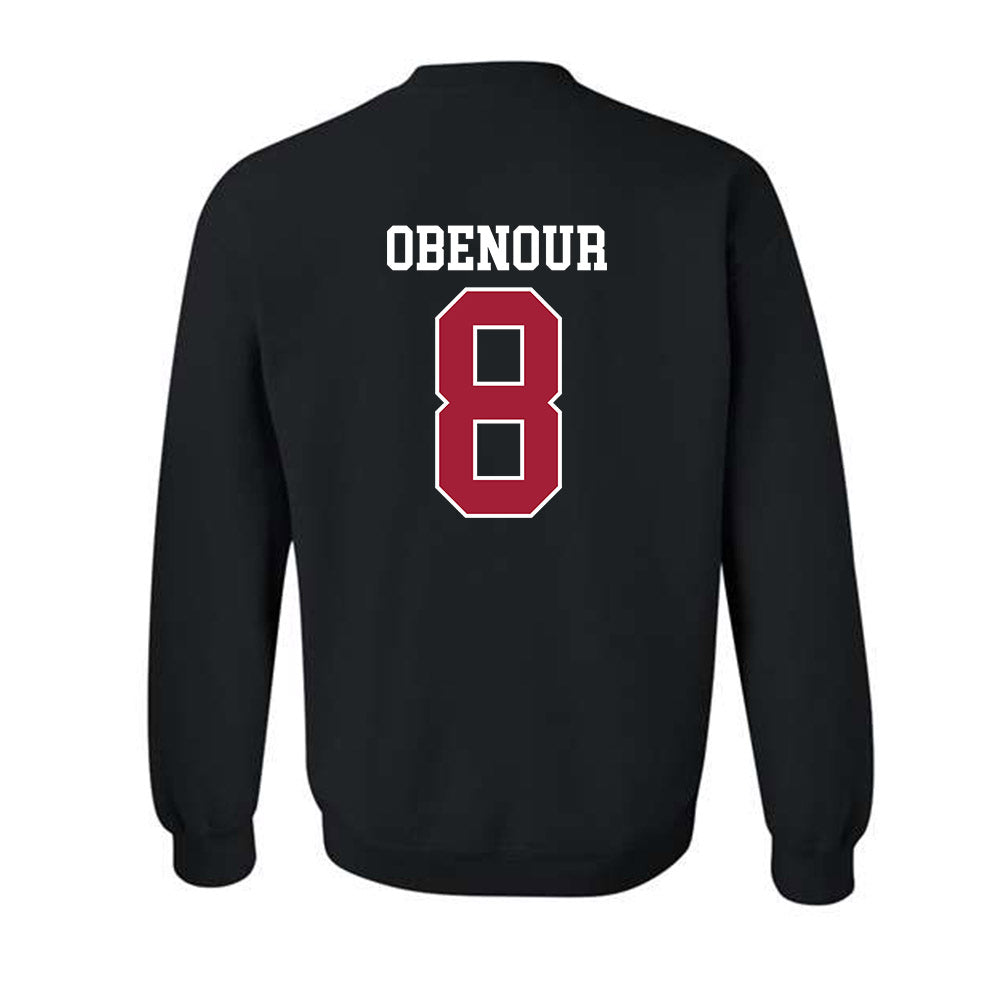 WSU - NCAA Baseball : Ollie Obenour - Sports Shersey Crewneck Sweatshirt-1
