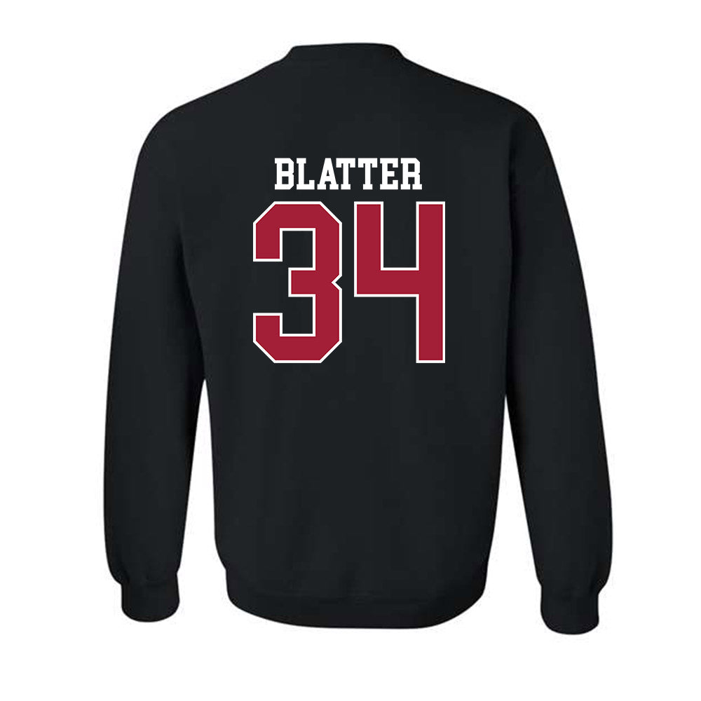 WSU - NCAA Baseball : Brock Blatter - Sports Shersey Crewneck Sweatshirt-1