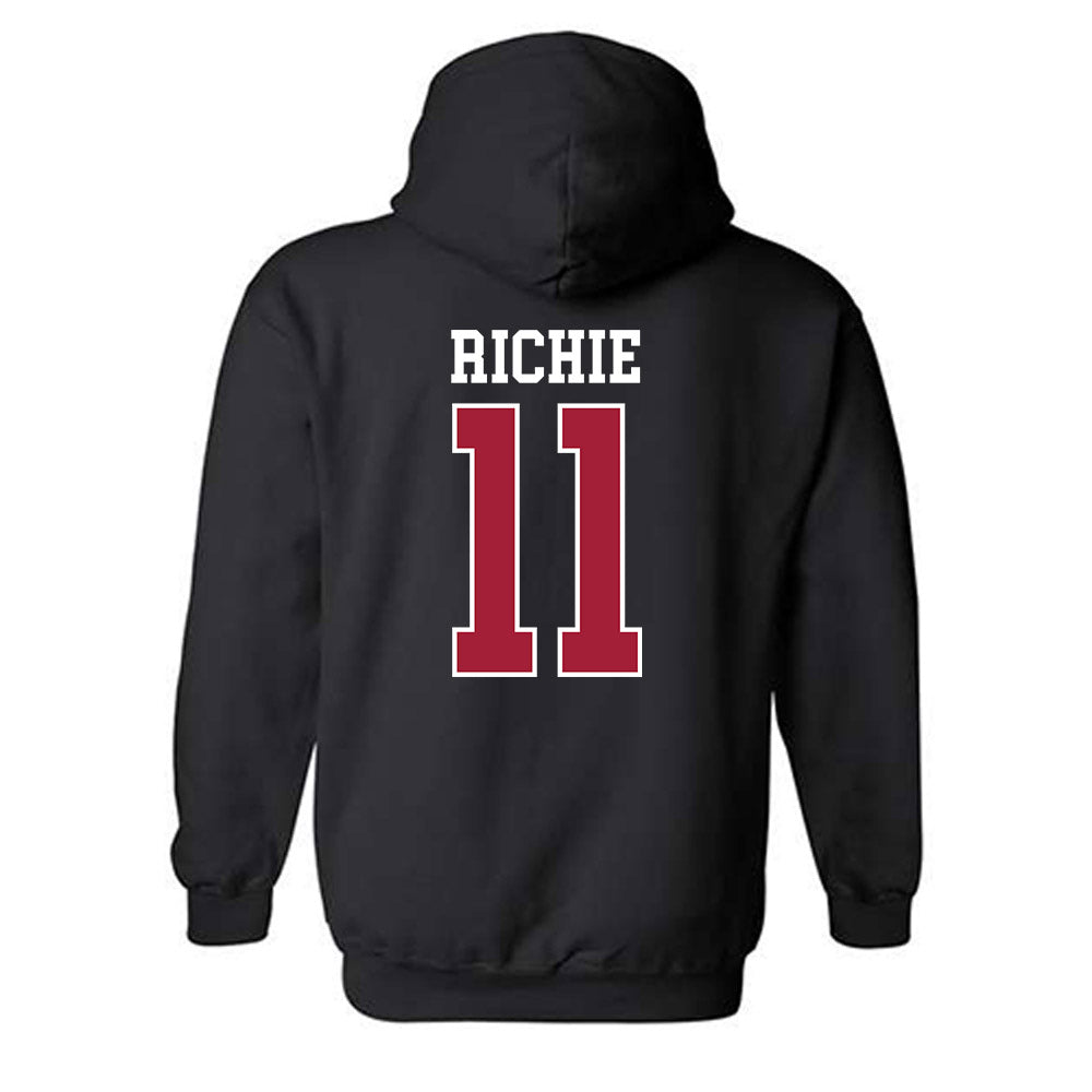 WSU - NCAA Baseball : August Richie - Sports Shersey Hooded Sweatshirt-1