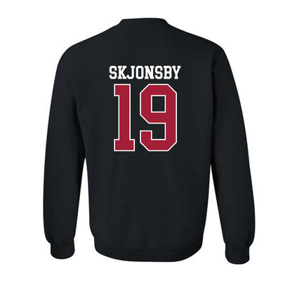 WSU - NCAA Baseball : Ryan Skjonsby - Sports Shersey Crewneck Sweatshirt-1