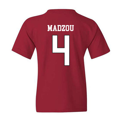 WSU - NCAA Men's Basketball : Brunel Madzou - Sports Shersey Youth T-Shirt-1