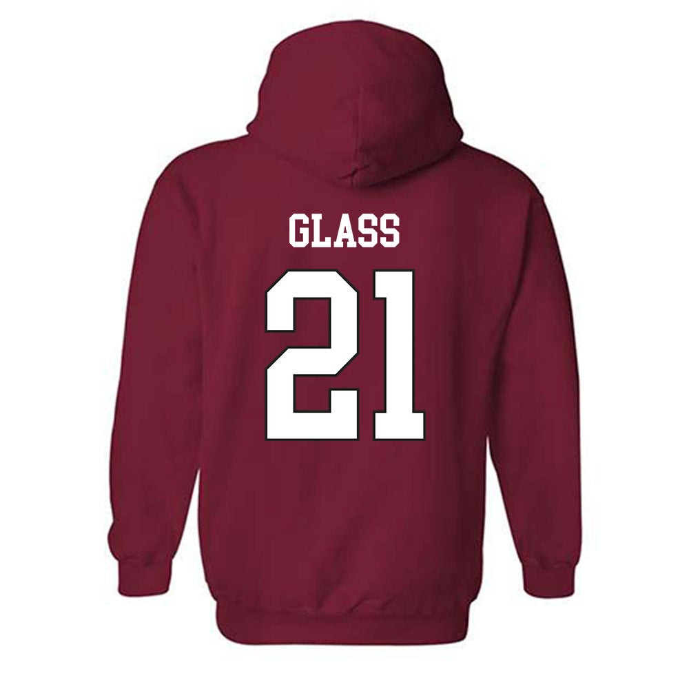 WSU - NCAA Men's Basketball : Ace Glass - Sports Shersey Hooded Sweatshirt-1