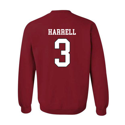 WSU - NCAA Men's Basketball : Jaylen Harrell - Sports Shersey Crewneck Sweatshirt-1