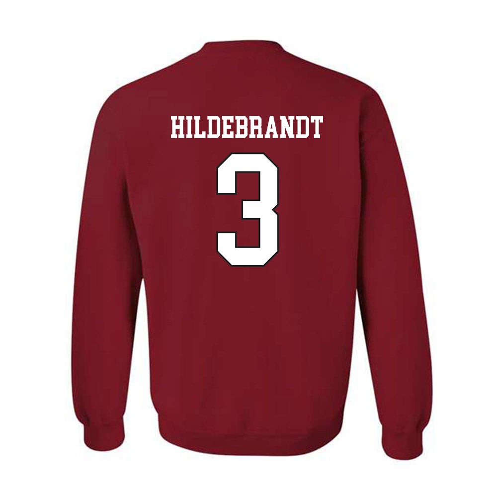 WSU - NCAA Men's Basketball : Simon Hildebrandt - Sports Shersey Crewneck Sweatshirt-1