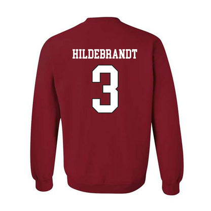 WSU - NCAA Men's Basketball : Simon Hildebrandt - Sports Shersey Crewneck Sweatshirt-1