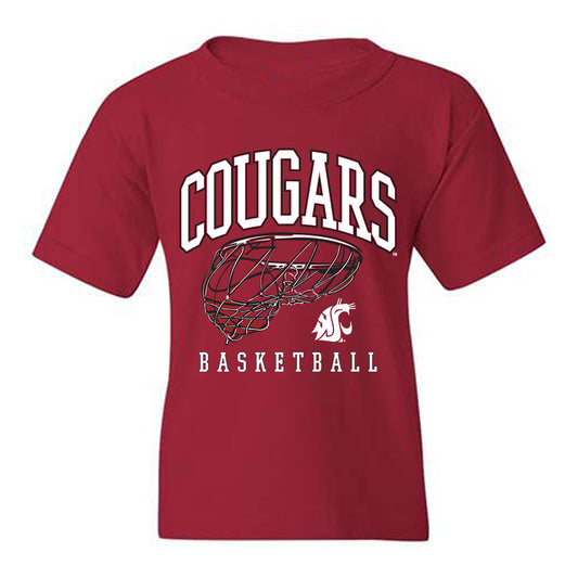WSU - NCAA Men's Basketball : Jaylen Harrell - Sports Shersey Youth T-Shirt-0