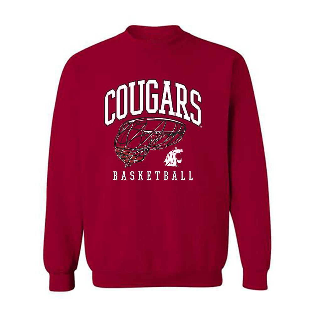 WSU - NCAA Men's Basketball : Jaylen Harrell - Sports Shersey Crewneck Sweatshirt-0