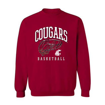 WSU - NCAA Men's Basketball : Jaylen Harrell - Sports Shersey Crewneck Sweatshirt-0