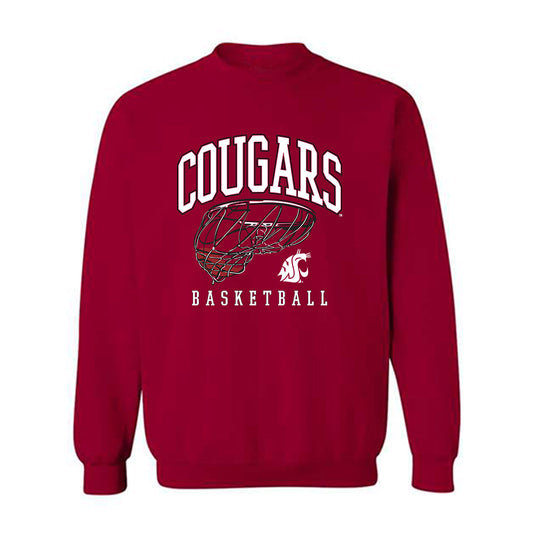 WSU - NCAA Men's Basketball : Jaylen Harrell - Sports Shersey Crewneck Sweatshirt-0